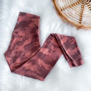 Lululemon Align High-Rise Pant 28" Leggings Heritage 365 Camo Brier Rose Multi 4